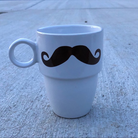 Mustache & Lips Coffee Mug Set Caribou Coffee - Picture 5 of 7